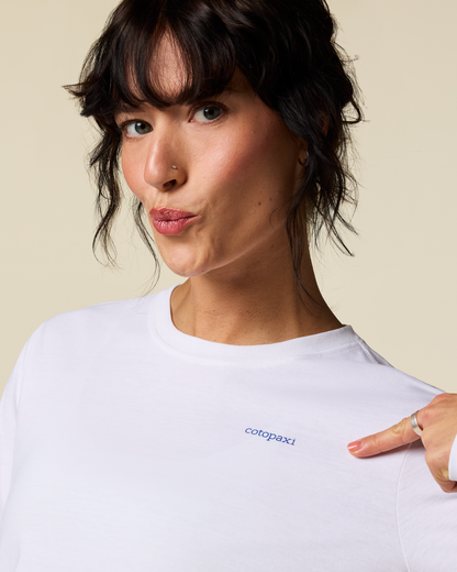 Flower Patch Long-Sleeve T-Shirt - Women's - White - US 1063