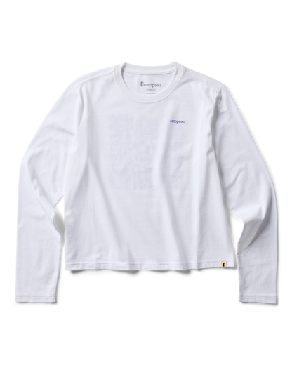 Flower Patch Long-Sleeve T-Shirt - Women's - White - US 1063