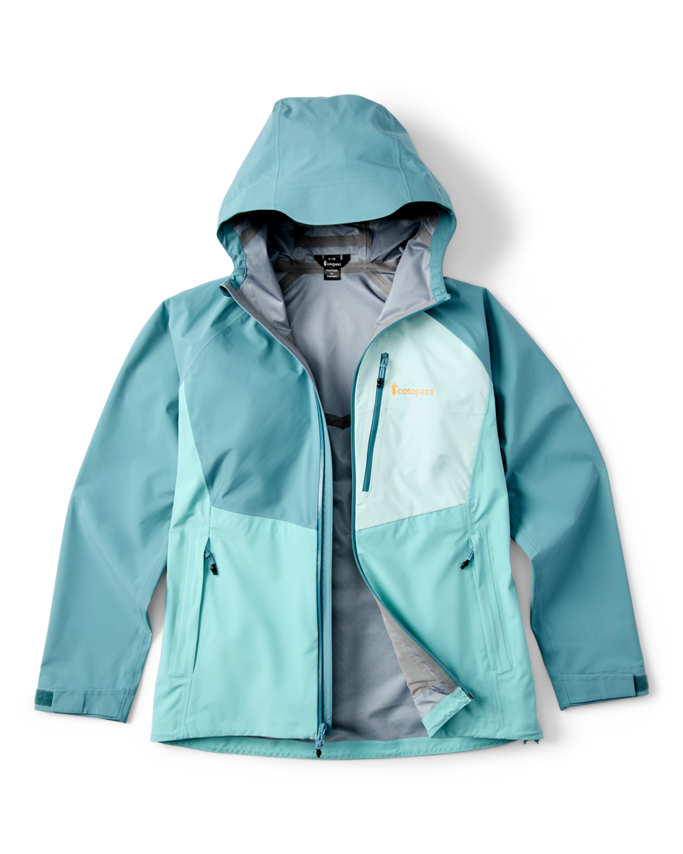 Impermeo 3L Hooded Shell Jacket - Women's - Everglade/Tide Pool - US 8106