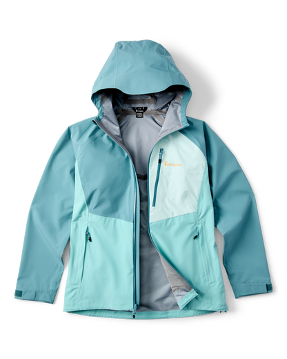 Impermeo 3L Hooded Shell Jacket - Women's - Everglade/Tide Pool - US 8106