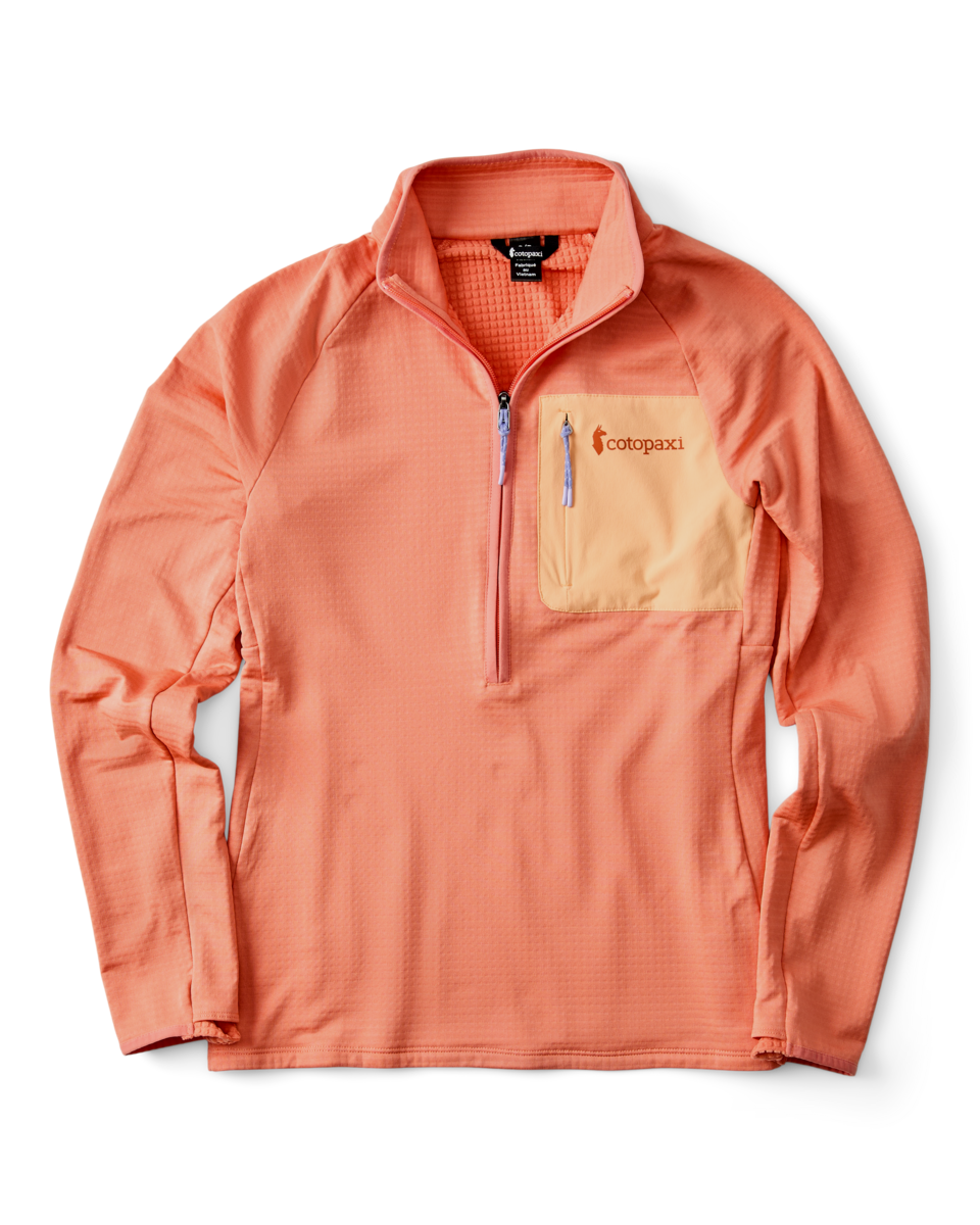 Otero Fleece Half-Zip Pullover - Women's - Grapefruit - US 9458