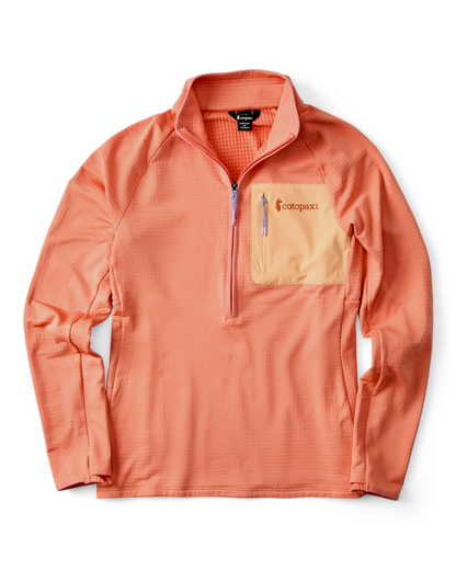 Otero Fleece Half-Zip Pullover - Women's - Grapefruit - US 9458