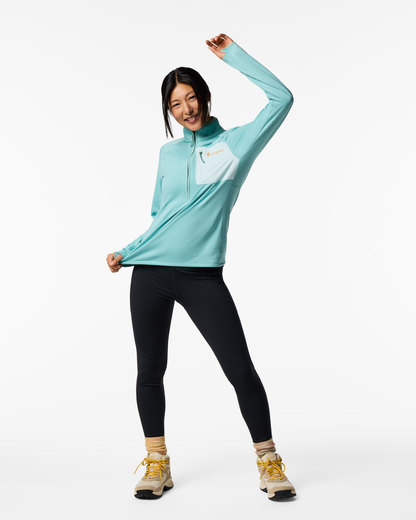 Otero Fleece Half-Zip Pullover - Women's - Tide Pool - US 4061