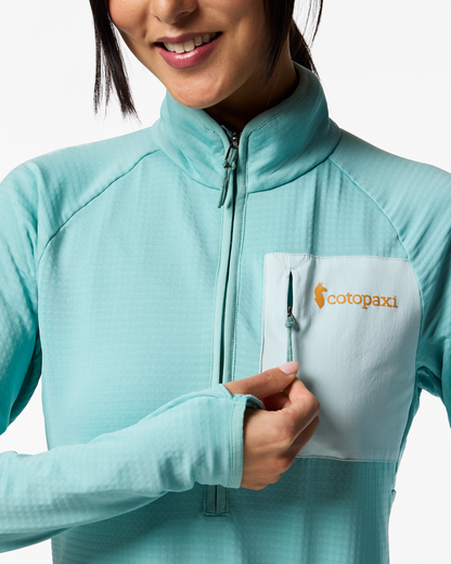 Otero Fleece Half-Zip Pullover - Women's - Tide Pool - US 4061