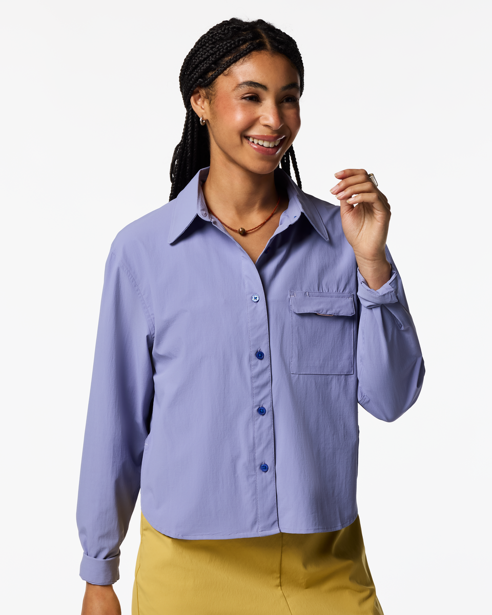 Solta Long-Sleeve Sun Shirt - Women's - Aster - US 4982