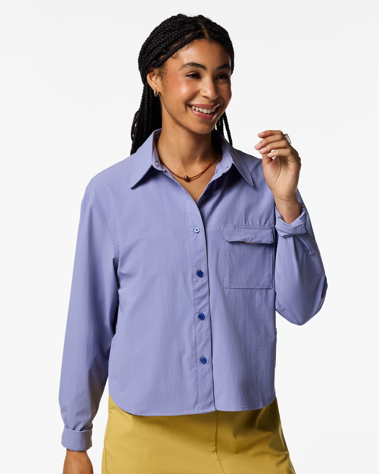 Solta Long-Sleeve Sun Shirt - Women's - Aster - US 4982