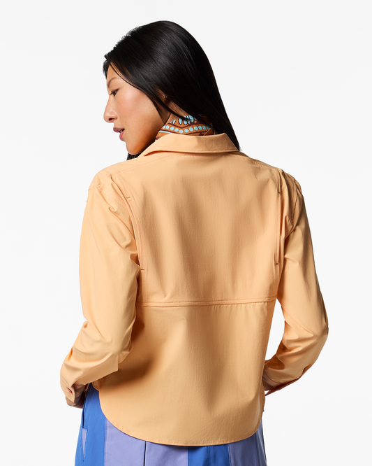 Solta Long-Sleeve Sun Shirt - Women's - Cantaloupe - US 2193