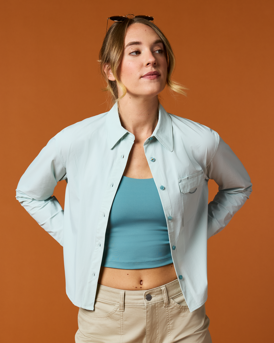 Solta Long-Sleeve Sun Shirt - Women's - Surf - US 6311