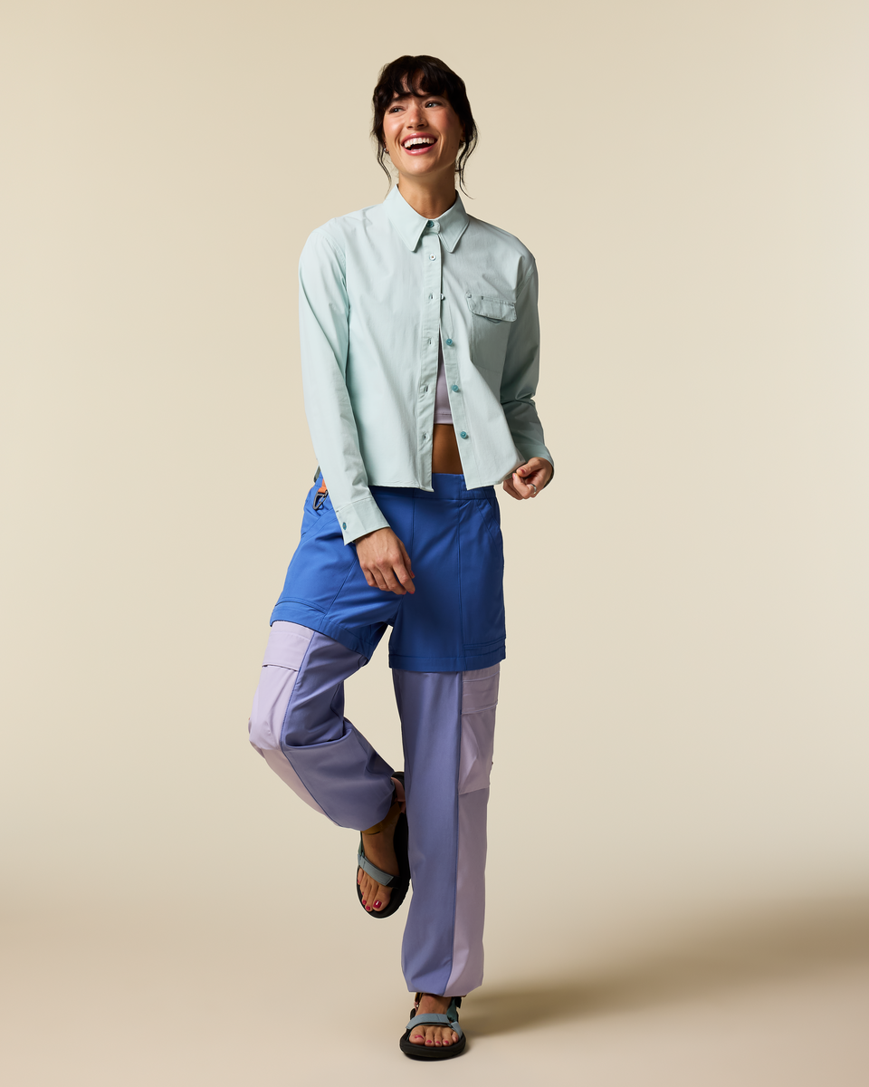 Solta Long-Sleeve Sun Shirt - Women's - Surf - US 6311