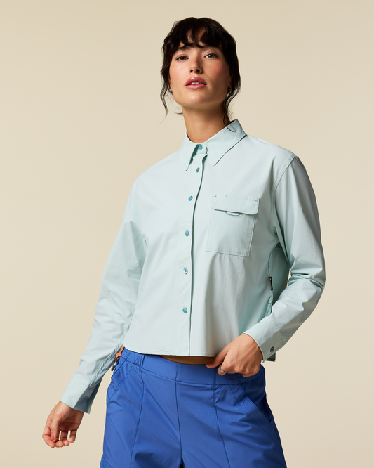 Solta Long-Sleeve Sun Shirt - Women's - Surf - US 6311