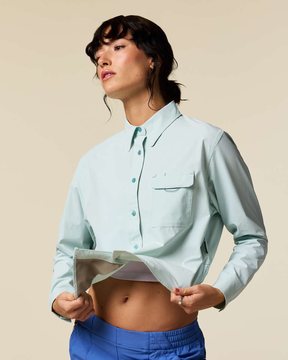 Solta Long-Sleeve Sun Shirt - Women's - Surf - US 6311