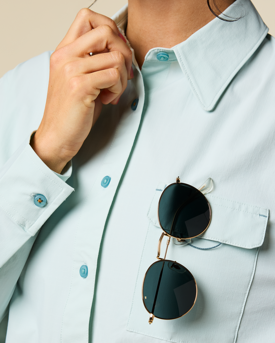 Solta Long-Sleeve Sun Shirt - Women's - Surf - US 6311