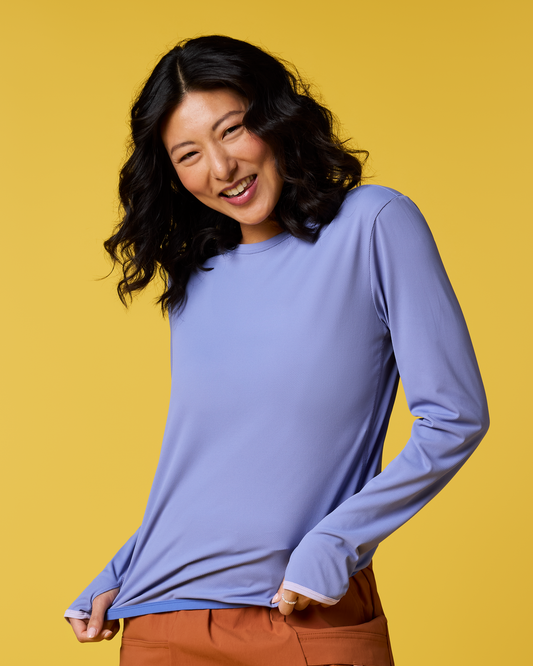 Sombra Long-Sleeve Sun Shirt - Women's - Aster - US 4338
