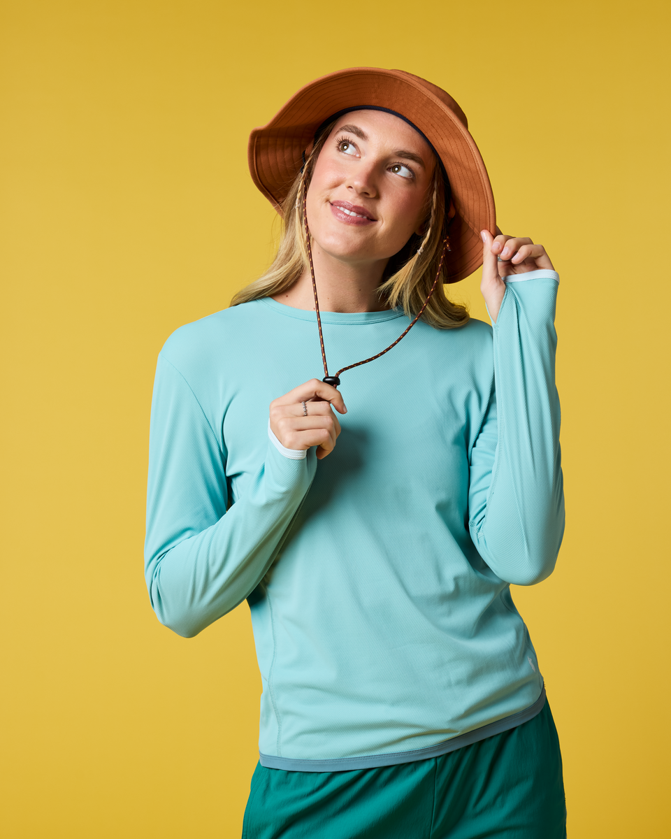 Sombra Long-Sleeve Sun Shirt - Women's - Tide Pool - US 3523