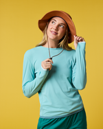 Sombra Long-Sleeve Sun Shirt - Women's - Tide Pool - US 3523