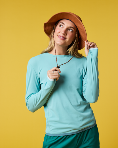 Sombra Long-Sleeve Sun Shirt - Women's - Tide Pool - US 3523