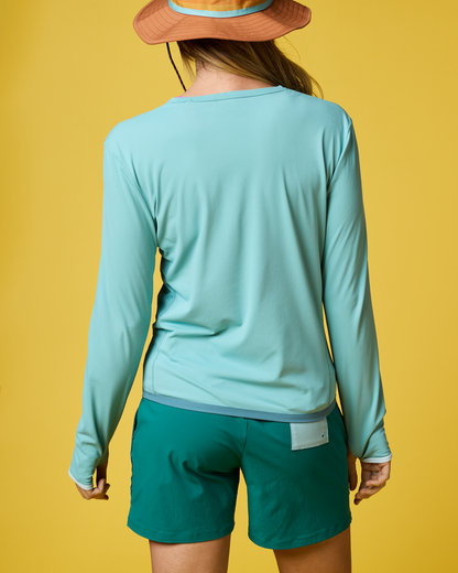Sombra Long-Sleeve Sun Shirt - Women's - Tide Pool - US 3523