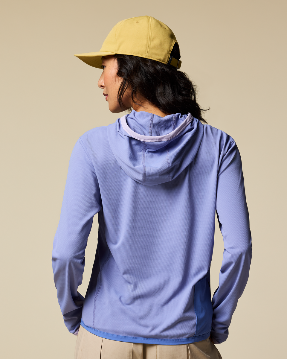Sombra Sun Hoodie - Women's - Aster - US 7668