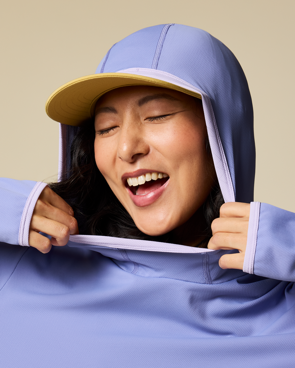 Sombra Sun Hoodie - Women's - Aster - US 7668