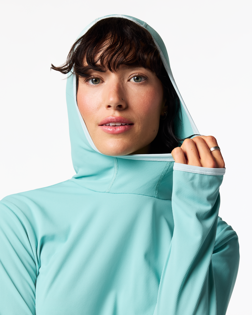 Sombra Sun Hoodie - Women's - Tide Pool - US 3479