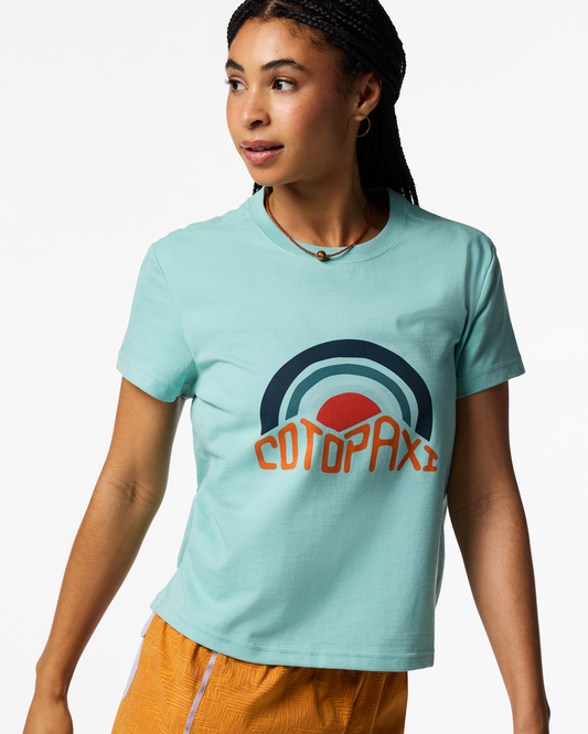 Sunset Embers T-Shirt - Women's - Tide Pool - US 4867