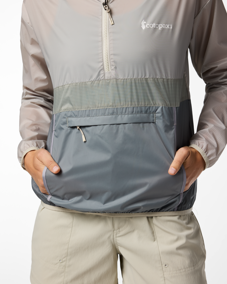 Teca Half-Zip Windbreaker - Women's - Looks Like Rain - US 6003