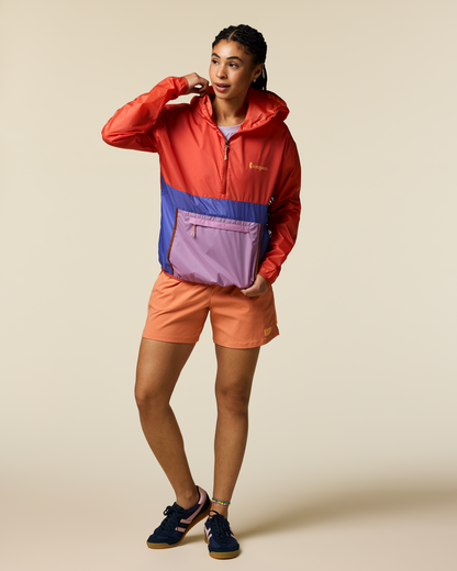 Teca Half-Zip Windbreaker - Women's - Smell the Begonias - US 5690