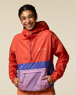 Teca Half-Zip Windbreaker - Women's - Smell the Begonias - US 5690